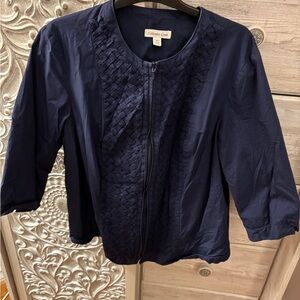 Coldwater Creek Women's Dark Blue Blazer